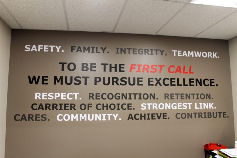 Hoekstra Wall Vinyl Lettering